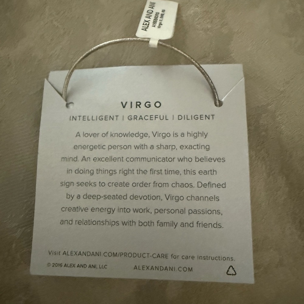 Alex and Ani Silver Virgo Bracelet - Picture 2 of 4